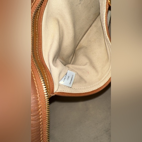 MCM Brown Tote with Blue Stripe - Picture 7 of 15